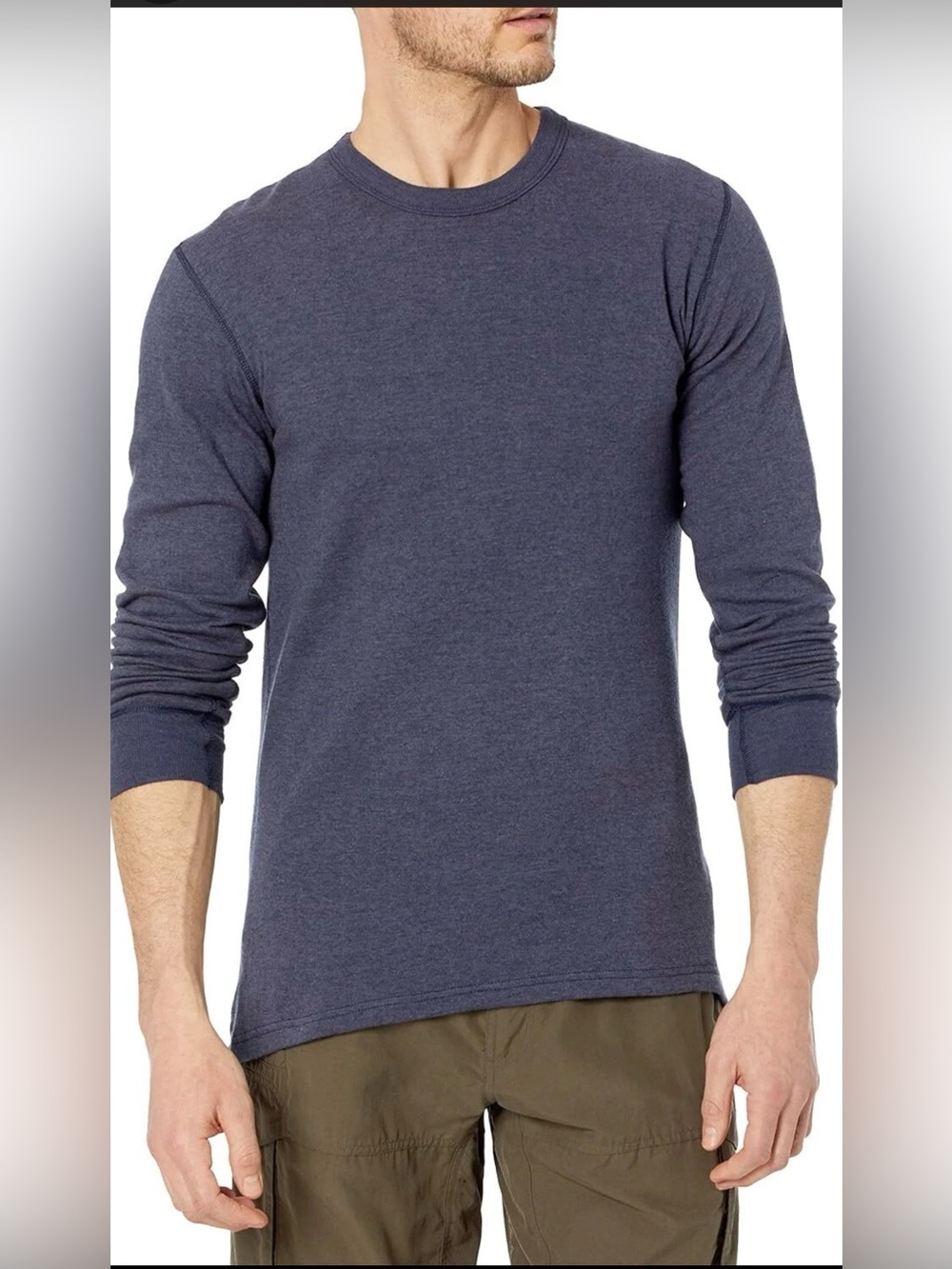 Coldpruf Dual Layer along a sleeve Merino Wool Blend Cold Weather Thermal, M